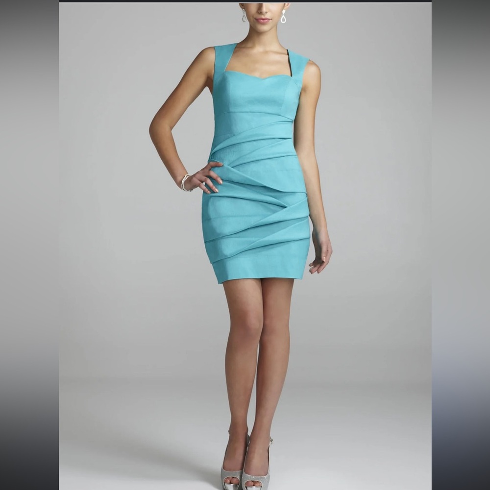 HAILEY LOGAN ADRIANNA PAPEL Bodycon Dress Green XS NWT